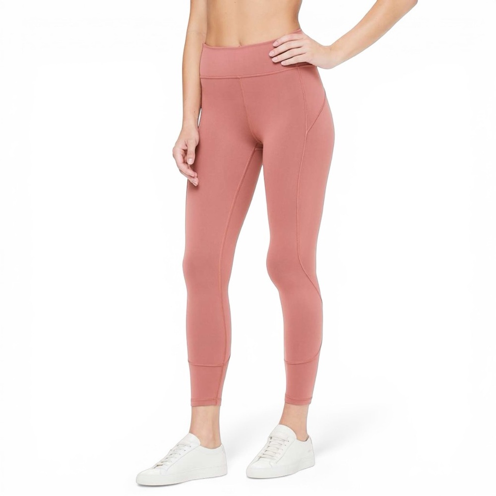 Lululemon In Movement 7/8 Tight 25" Everlux Red Bronzer Size 8